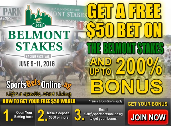 Get a Free $50 Bet on the Belmont Stakes